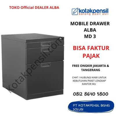 Mobile Drawer ALBA MD - 3 (3 Laci)