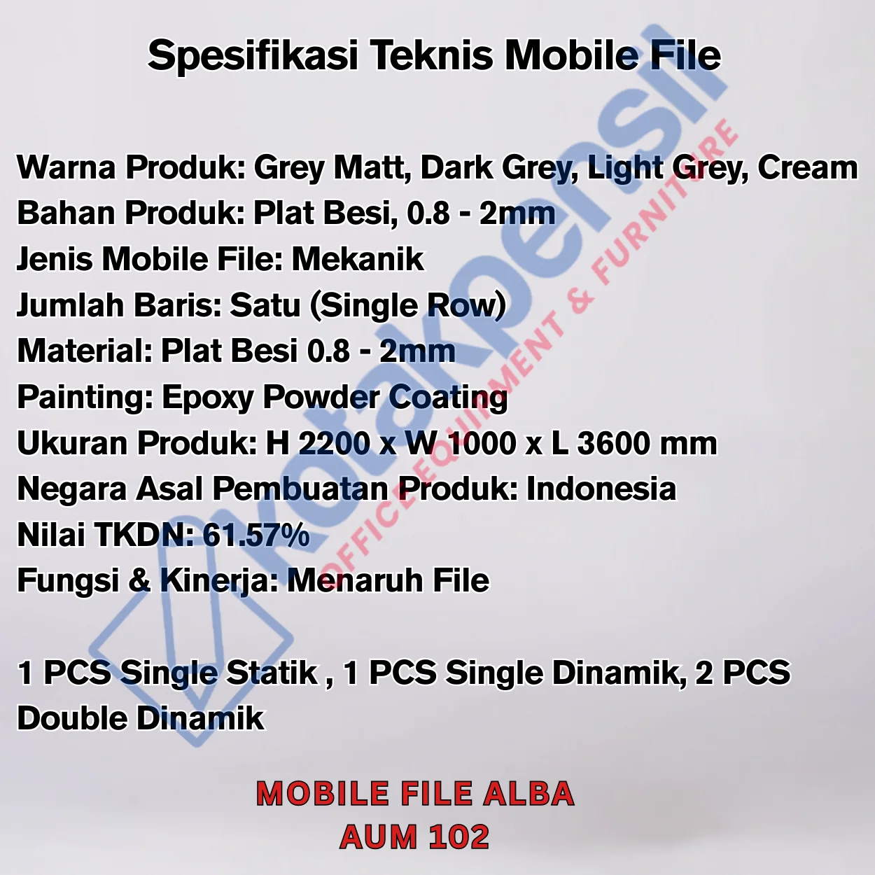 Spek Mobile File ALBA MF AUM 102