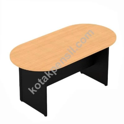 Meja Meeting UNO Oval UCT 1734 Beech/Black