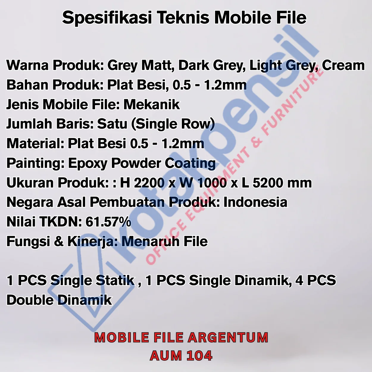 Spek Mobile File ARGENTUM MF AUM 104 BY ALBA